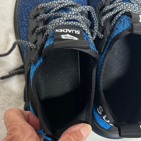 Men's Blue Saftey Toe Shoes Sz 41 Men’s 8.5 - Picture 13 of 13